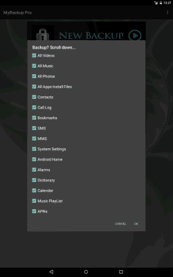 Скриншот приложения My Backup - №17