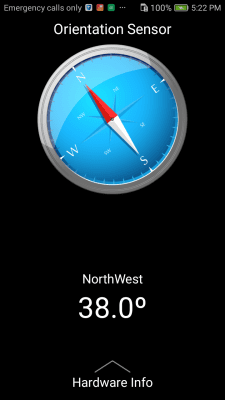 Скриншот приложения Sensor Box for Android - №5