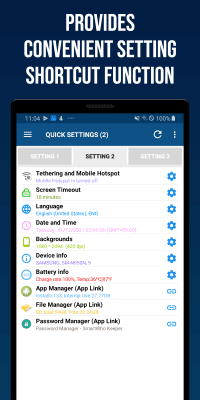 Скриншот приложения Smart Quick Settings - №2