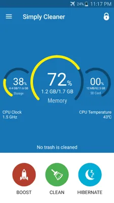 Скриншот приложения Droid Cleaner (Optimizer) - №1