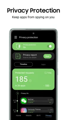 Скриншот приложения Samsung Max Privacy VPN and Data Saver - №1