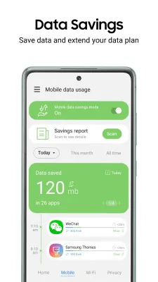 Скриншот приложения Samsung Max Privacy VPN and Data Saver - №4