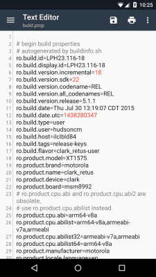 Скриншот приложения BuildProp Редактор - №2