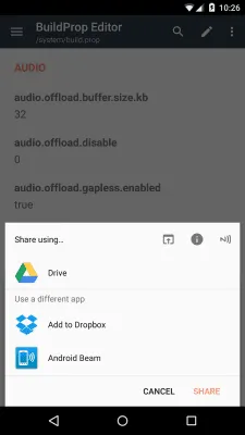 Скриншот приложения BuildProp Редактор - №6