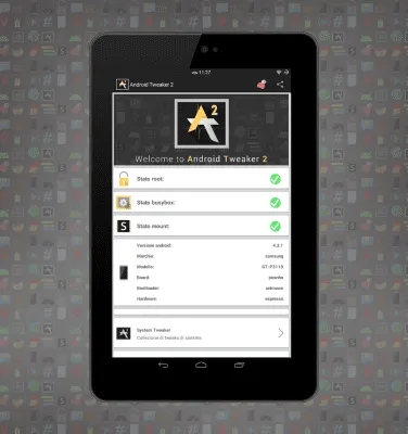 Скриншот приложения Android Tweaker 2 - №1