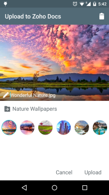 Скриншот приложения Document Management -Zoho Docs - №7