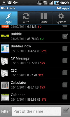 Скриншот приложения Task Killer Free - №4