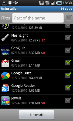 Скриншот приложения Task Killer Free - №5