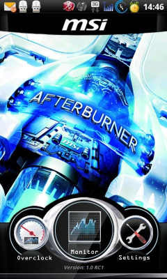 Скриншот приложения MSI Afterburner APP - №1