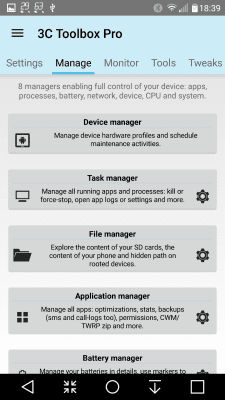 Скриншот приложения 3C All-in-One Toolbox - №1