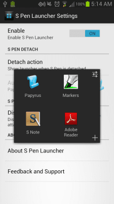 Скриншот приложения S Pen Launcher - №1