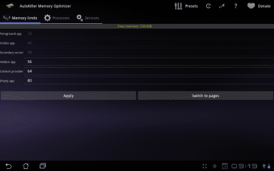 Скриншот приложения AutoKiller Memory Optimizer - №9