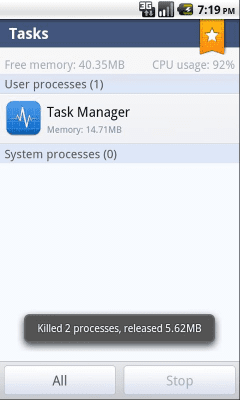 Скриншот приложения Sand Studio Task Manager - №2