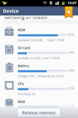 Скриншот приложения Device Info - №1