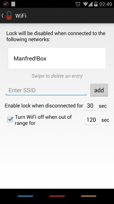 Скриншот приложения Delayed Lock TRIAL - №3
