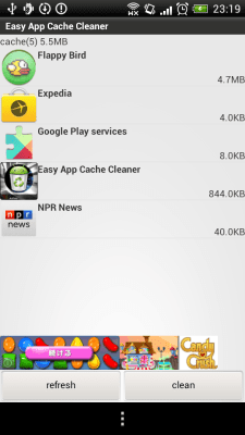 Скриншот приложения Easy App Cache Cleaner (1 Tap) - №1