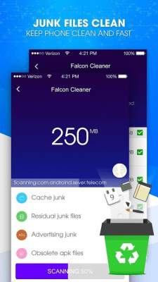Скриншот приложения Falcon Cleaner - №2