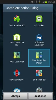 Скриншот приложения Next Launcher Patch - №1