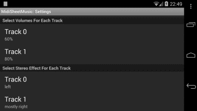 Скриншот приложения Midi Sheet Music (patched) - №2