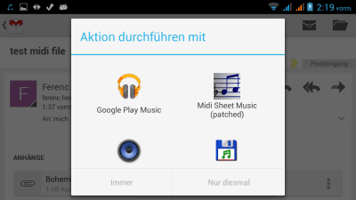 Скриншот приложения Midi Sheet Music (patched) - №4