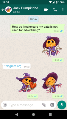 Скриншот приложения Stickers for WA - Halloween - №2