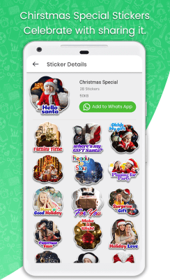 Скриншот приложения Stickers forWhatsApp - Sticker Maker - №1