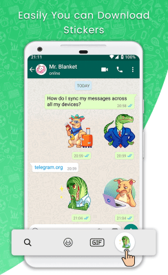 Скриншот приложения Stickers forWhatsApp - Sticker Maker - №5