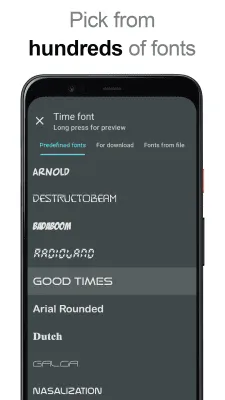 Скриншот приложения Виджет DIGI Clock - №5