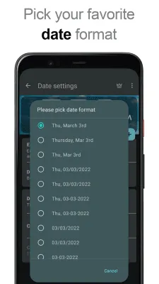 Скриншот приложения Виджет DIGI Clock - №7
