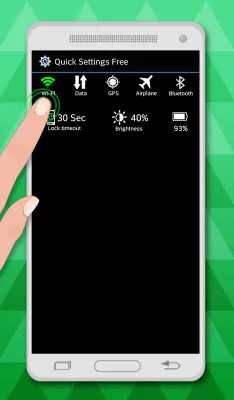 Скриншот приложения Быстрые настройки бесплатно - №3