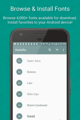 Скриншот приложения FontFix ― Install Free Fonts - №1