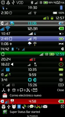 Скриншот приложения Super Status Bar - №1