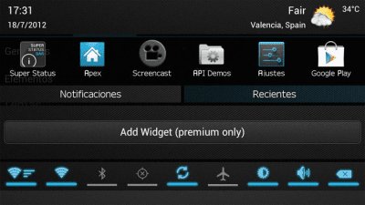 Скриншот приложения Super Status Bar - №4