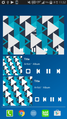 Скриншот приложения Plug In Music Widget - №3