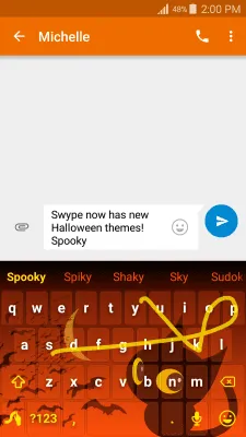 Скриншот приложения Swype Keyboard Trial - №1