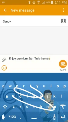 Скриншот приложения Swype Keyboard Trial - №7