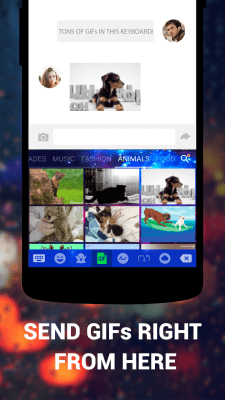 Скриншот приложения Emoji Keyboard - Emoticons(KK) - №3