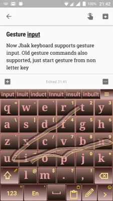 Скриншот приложения Jbak keyboard - №7