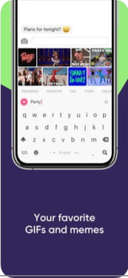 Скриншот приложения Fleksy- GIF, Web & Yelp Search - №3