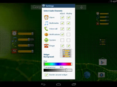 Скриншот приложения Виджет управления громкостью - №9