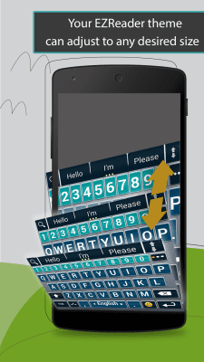 Скриншот приложения A.I.type EZReader Theme Pack - №3