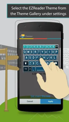 Скриншот приложения A.I.type EZReader Theme Pack - №4