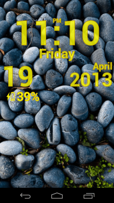 Скриншот приложения DIGI Clock Live Wallpaper - №4