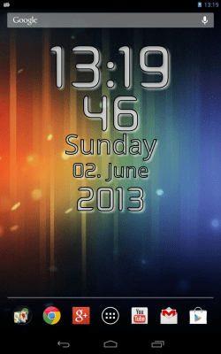 Скриншот приложения DIGI Clock Live Wallpaper - №10