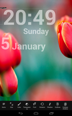 Скриншот приложения DIGI Clock Live Wallpaper - №14