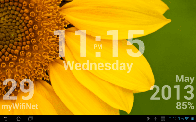 Скриншот приложения DIGI Clock Live Wallpaper - №15