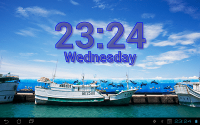 Скриншот приложения DIGI Clock Live Wallpaper - №17