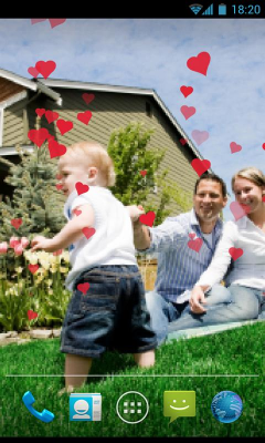 Скриншот приложения Heart & Feeling Live Wallpaper - №6