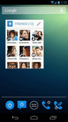 Скриншот приложения Contacts+ Widget - №1