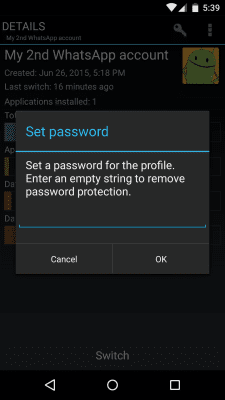 Скриншот приложения SwitchMe Multiple Accounts - №6